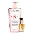 Kit Kérastase Genesis Elixir Ultime L'Huile Originale Mini, com 2 produtos, um shampoo e um óleo miniatura capilar.