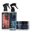 A imagem mostra três produtos de cuidados capilares da marca Truss: Uso Obrigatório Miracle Summer, Frizz Zero, Specific Mask.