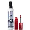 Kit Beleza na Web Redken One United + Maybelline Superstay Vinyl Ink Lippy, 2 produtos.
