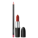 Kit M·A·C MACximal Chili + Lip Pencil Soar, 2 produtos.