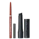 Kit M·A·C Squirt Jet + Lipglazer Glossy Liner Lady Danger, 2 produtos.