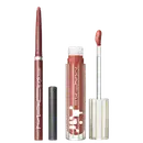 Kit M.A.C Lipglass Airshine Casual + Lipglazer Glossy Liner Whirlin, 2 produtos.