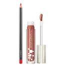 Kit M.A.C Lipglass Airshine Casual + Lip Pencil Cherry, 2 produtos.