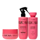 Kit Vizcaya Amino Repair Trio Care, 3 produtos.