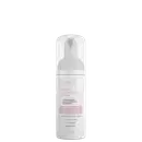 O produto apresentado é um frasco de espuma higienizadora íntima da marca Dermosex. O frasco é branco com detalhes em rosa, volume de 50ml.