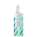 Gel Autobronzeador Skelt Bronze & Glow. Possui frasco cilíndrico, com tons de branco e azul metálico.