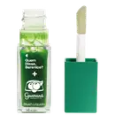 Blush líquido em embalagem transparente, tampa verde, haste branca e aplicador verde claro da marca Guaraná Antarctica Quem Disse, Berenice?.