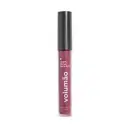 Frasco transparente com líquido roxo, tampa preta e letras brancas contendo 4ml de batom líquido Volumão Roxo Ameixali Quem Disse, Berenice?.