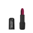 Batom de cor pink em embalagem preta com logotipo da marca Quem Disse, Berenice? em destaque. O batom está aberto, exibindo a bala na cor do produto.