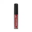Frasco de 4ml contendo batom líquido vermelho Vermelumi Ilumimatte da marca Quem Disse, Berenice? em embalagem transparente mostrando o produto na cor vermelha, tampa preta e letras brancas.