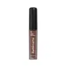 Frasco de 4ml contendo batom líquido marrom Marronlumi Ilumimatte da marca Quem Disse, Berenice? em embalagem transparente mostrando o produto na cor marrom, tampa preta e letras brancas.