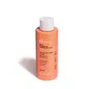 Frasco de refil de espuma de limpeza nutritiva da marca Skin.Q Quem Disse, Berenice? em tom laranja, com tampa branca e rótulo com informações sobre ingredientes e benefícios do produto.