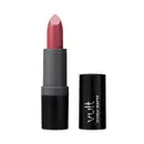 Batom bala rosa matte da marca Vult, com embalagem preta e rótulo com o nome da marca em prata, escrito "Vult Iconic Matte".