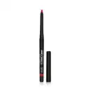 Lápis labial vermelho da linha Iconic Line da marca Vult, com embalagem preta e detalhes em vermelho. O produto possui formato cilíndrico e ponta afilada, permitindo aplicação precisa.