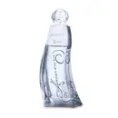 Frasco transparente azulado em formato ondulado com líquido claro, detalhe prateado, tampa cristal e rótulo com letras e espirais azul escuros, contendo 80ml de desodorante colônia Accordes Harmonia.