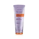 Frasco de condicionador Siàge Liso Intenso, com embalagem roxa e laranja, contendo 200 ml do produto. O rótulo destaca os benefícios de maior alisamento e controle do frizz.