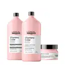 Kit L'Oréal Professionnel Expert Vitamino Color Resveratrol Salon Basic, 3 produtos.