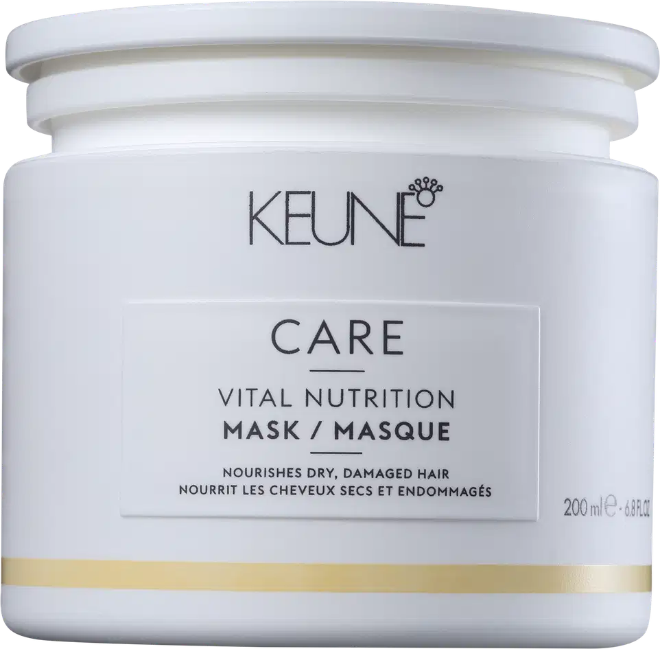 A imagem mostra a Máscara de Nutrição Care Vital Nutrition da marca Keune.