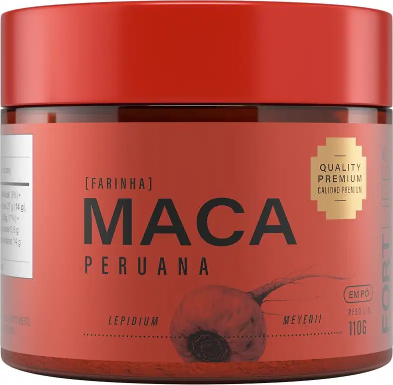 Suplemento Alimentar em Pó FortLife Pharma Maca Peruana, 110g.