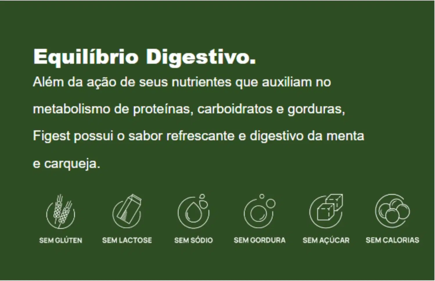 Kit Biofhitus Figest Menta com Carqueja Trio, 3 unidades.