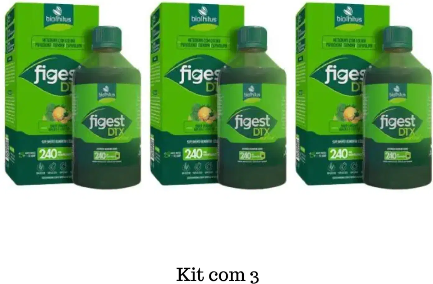 Kit Biofhitus Figest DTX Trio, 3 unidades.