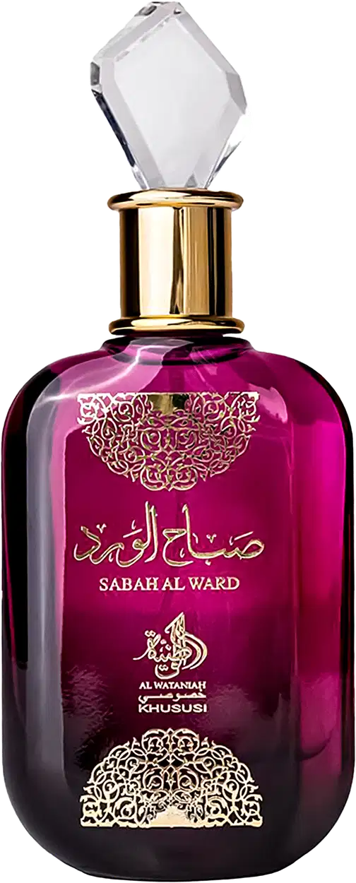 A imagem mostra o Perfume Importado Feminino Sabah Al Ward de Al Wataniah.