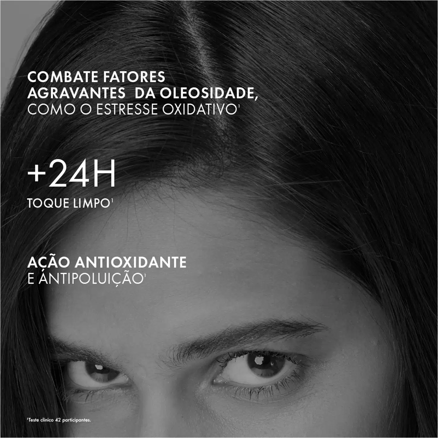 Trata-se de um produto para combater fatores agravantes da oleosidade, como o estresse oxidativo. O produto promete ação antioxidante e antipoluição, com duração de 24 horas.