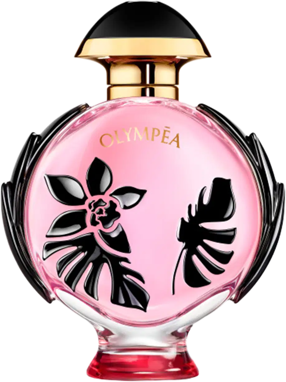 Olympéa Flora é um perfume Rabanne feminino floral. Ele captura a essência da Deusa Amazônica contemporânea, sendo o aroma perfeito para mulheres que expressam intensidade.