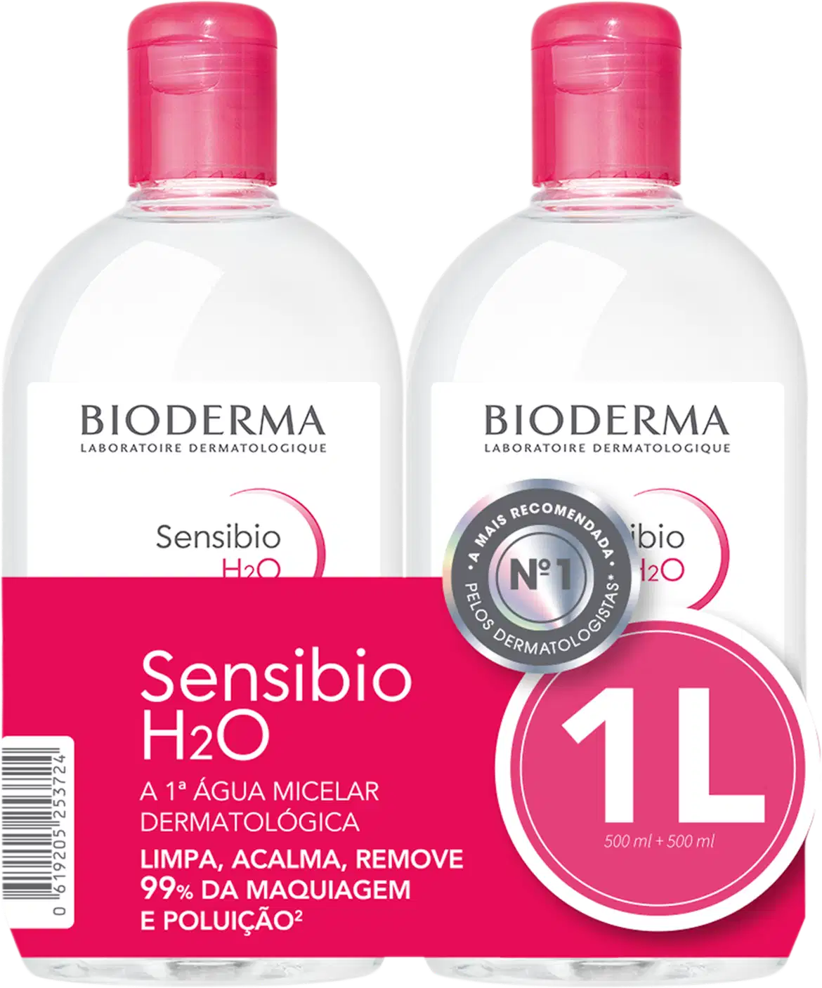 Kit Bioderma Sensibio H2O Duo - Água Micelar