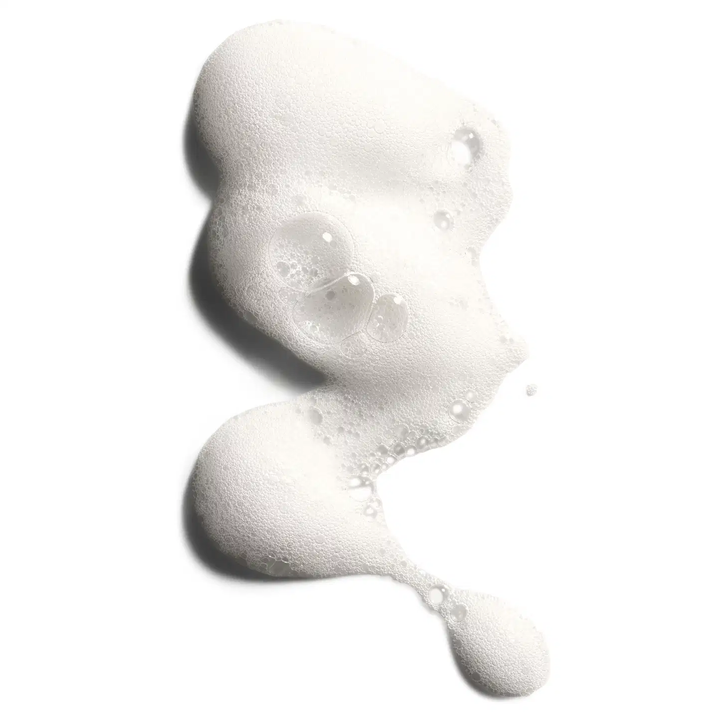 A imagem mostra um pouco da espuma do mousse.