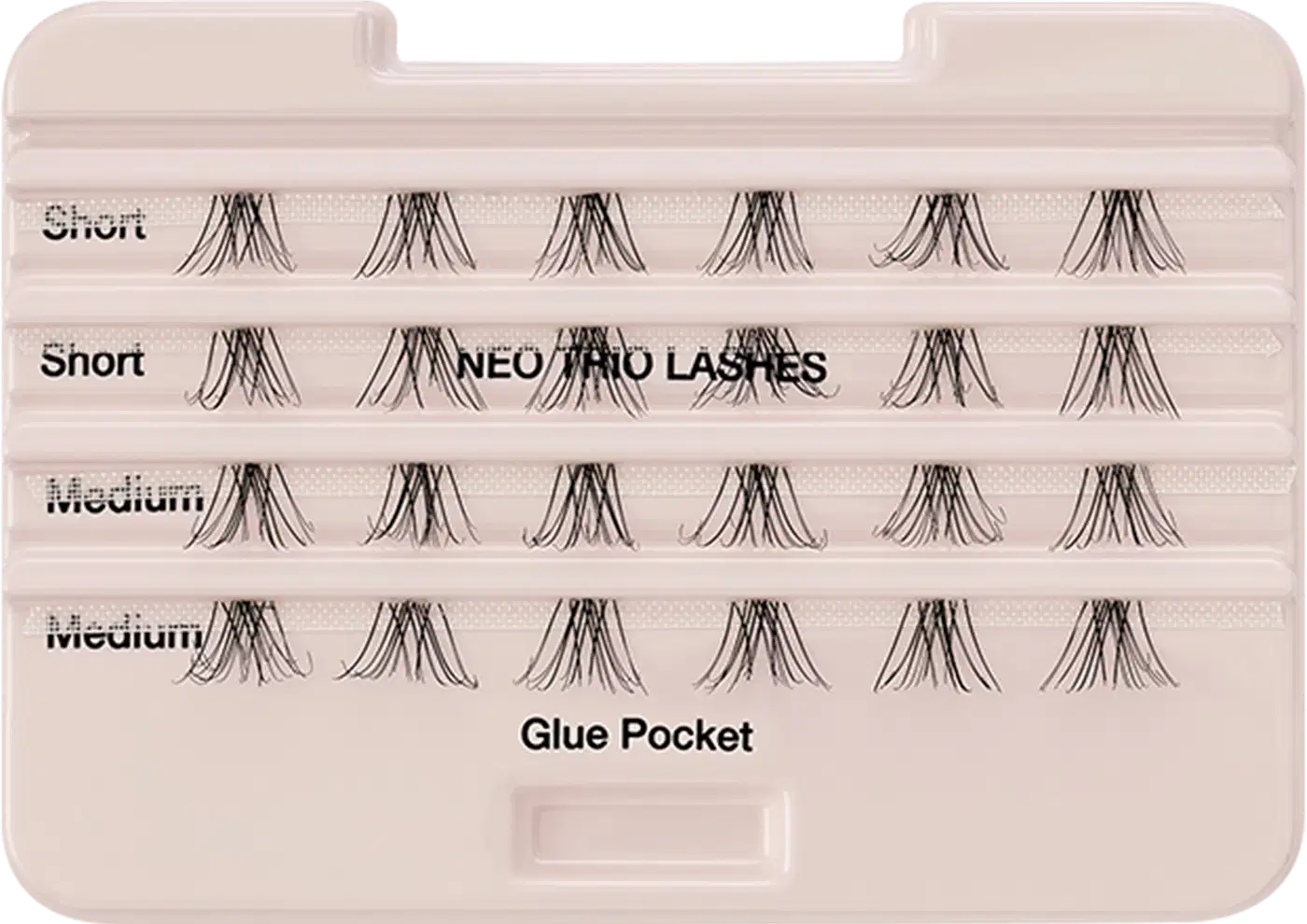 Cílios Individuais Kiss New York The New Natural Neo Trio Lashes NNT01.