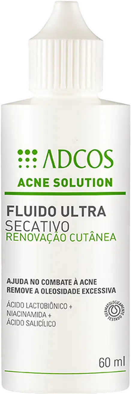 Fluido Ultra Secativo Adcos Acne Solution 60ml
