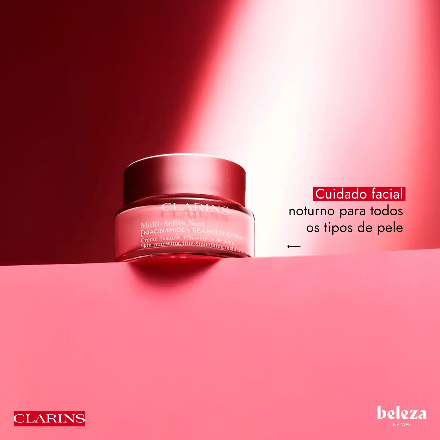 Clarins Multi-Active Nuit Primeiras Rugas Creme Facial | Beleza na Web