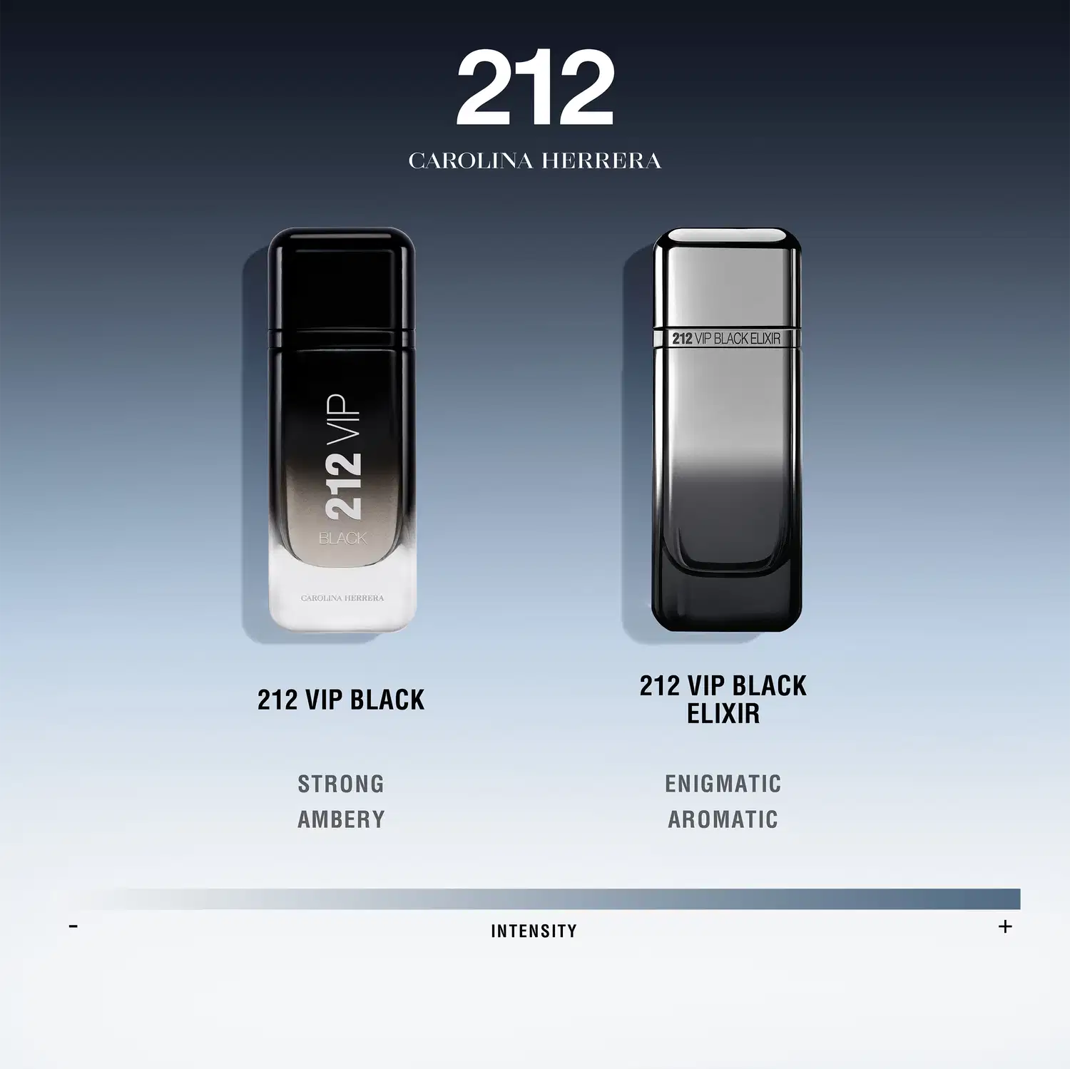 Perfume Masculino 212 VIP Black e Perfume Masculino 212 VIP Black Elixir Carolina Herrera.