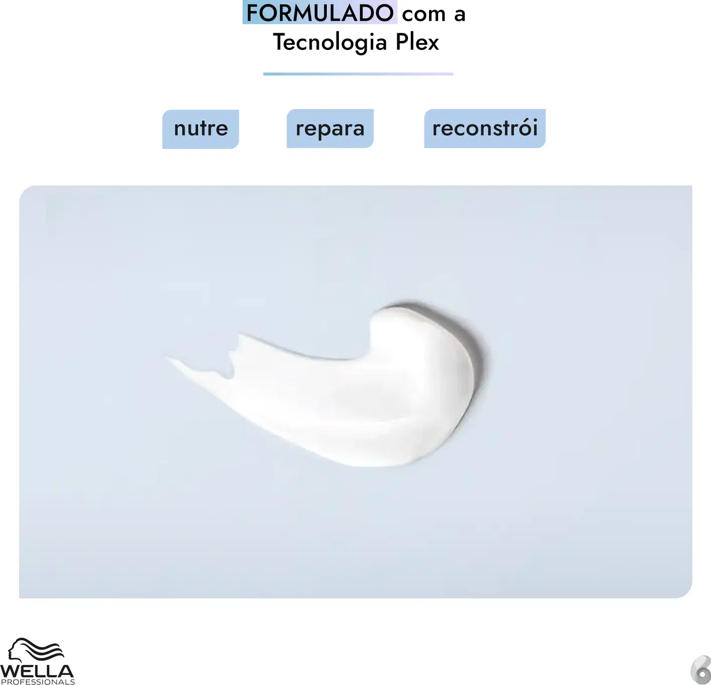 Formulado com a Tecnologia Plex: nutre, repara, reconstrói.