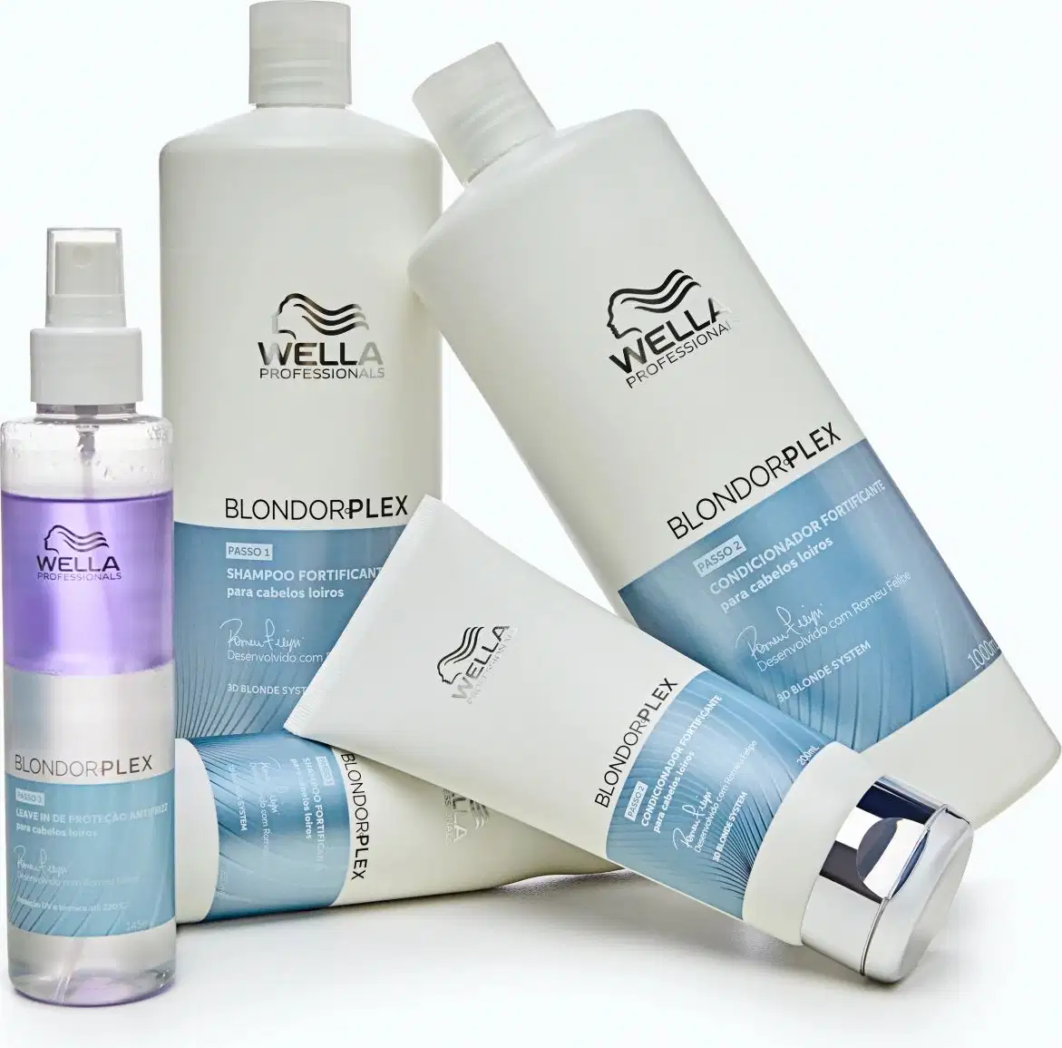Linha completa Blondorplex da Wella Professionals.