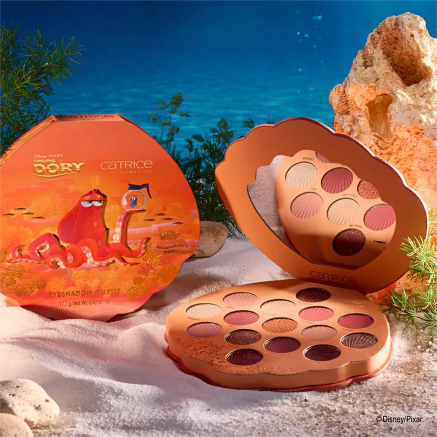 Paleta de Sombras Catrice Disney Pixar Procurando Dory 020 Great Barrier Reef 12,1g.