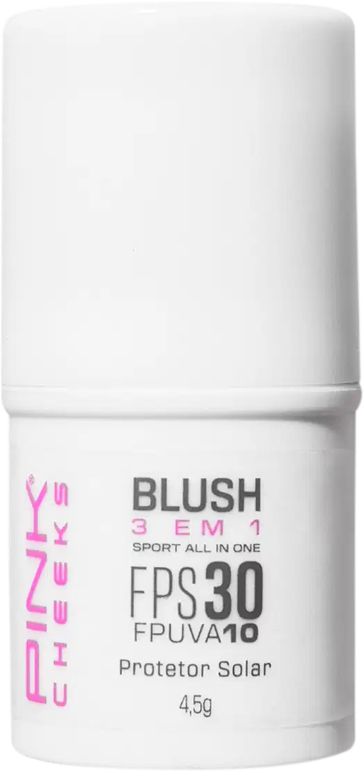 Blush Multifuncional Pink Cheeks Sport All in One FPS30 FPUVA10 Red Cherry, 4,5g.