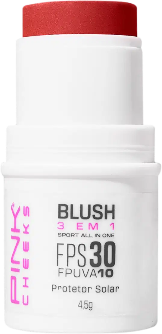 Blush Multifuncional Pink Cheeks Sport All in One FPS30 FPUVA10 Red Cherry, 4,5g.