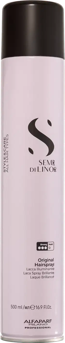 Spray Fixador Semi di Lino Style&Care Fixação Forte, da marca Alfaparf.
