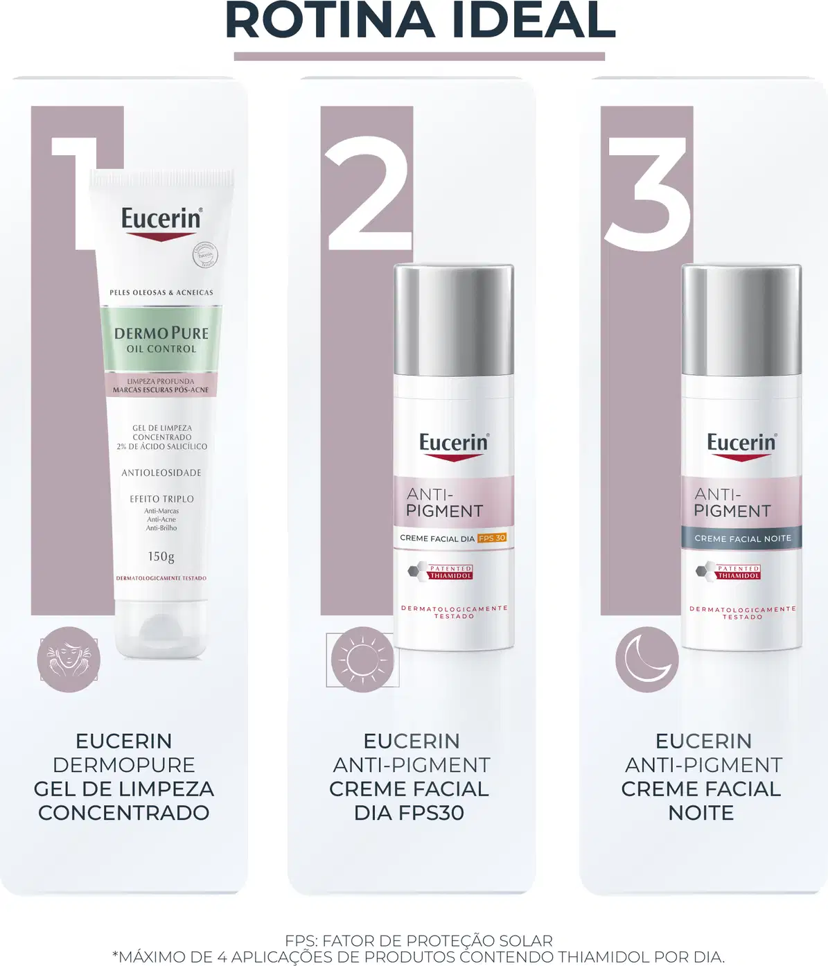 Creme Facial Eucerin Anti-Pigment Clareador Dia FPS 30, 50ml.