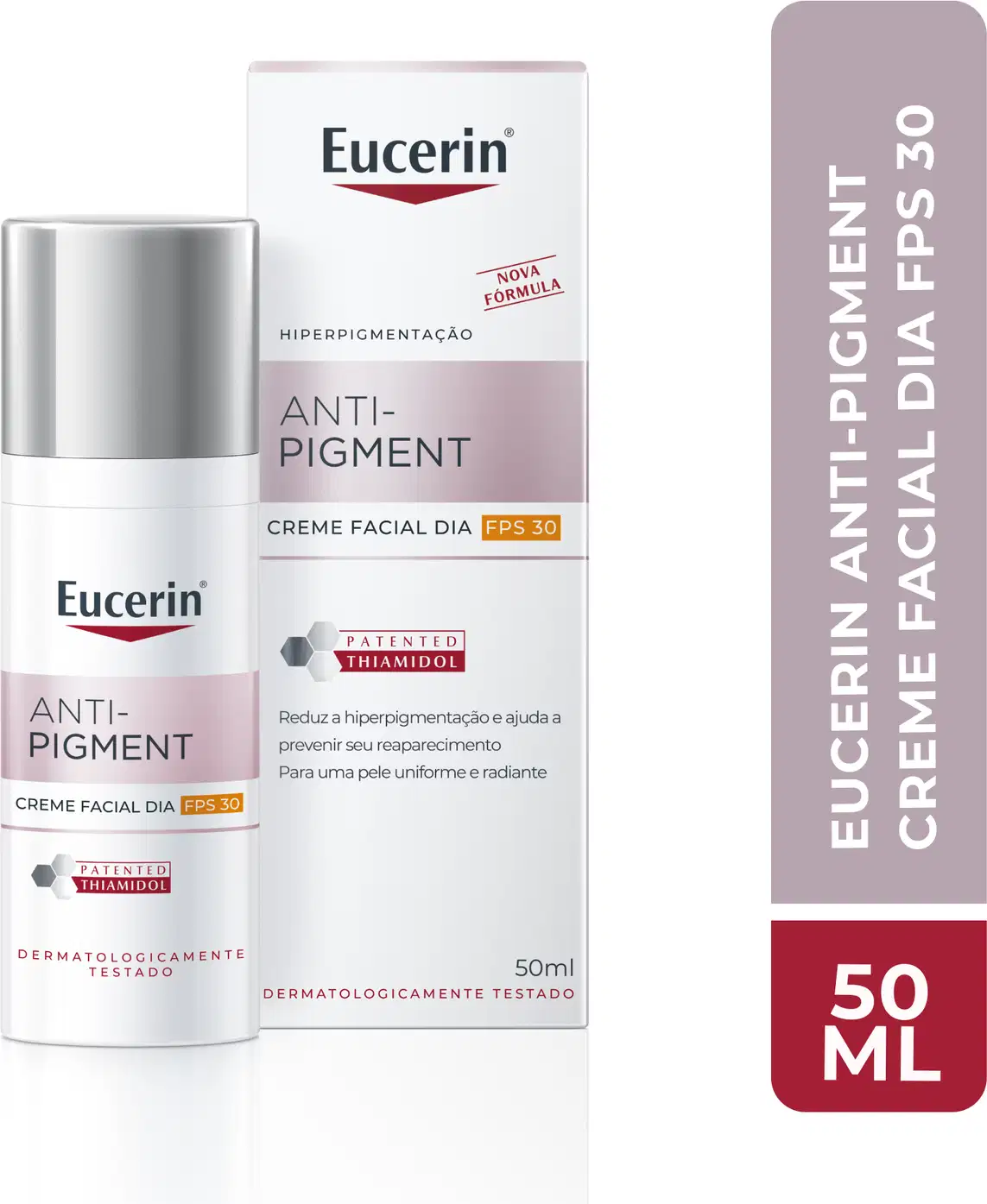 Creme Facial Eucerin Anti-Pigment Clareador Dia FPS 30, 50ml.