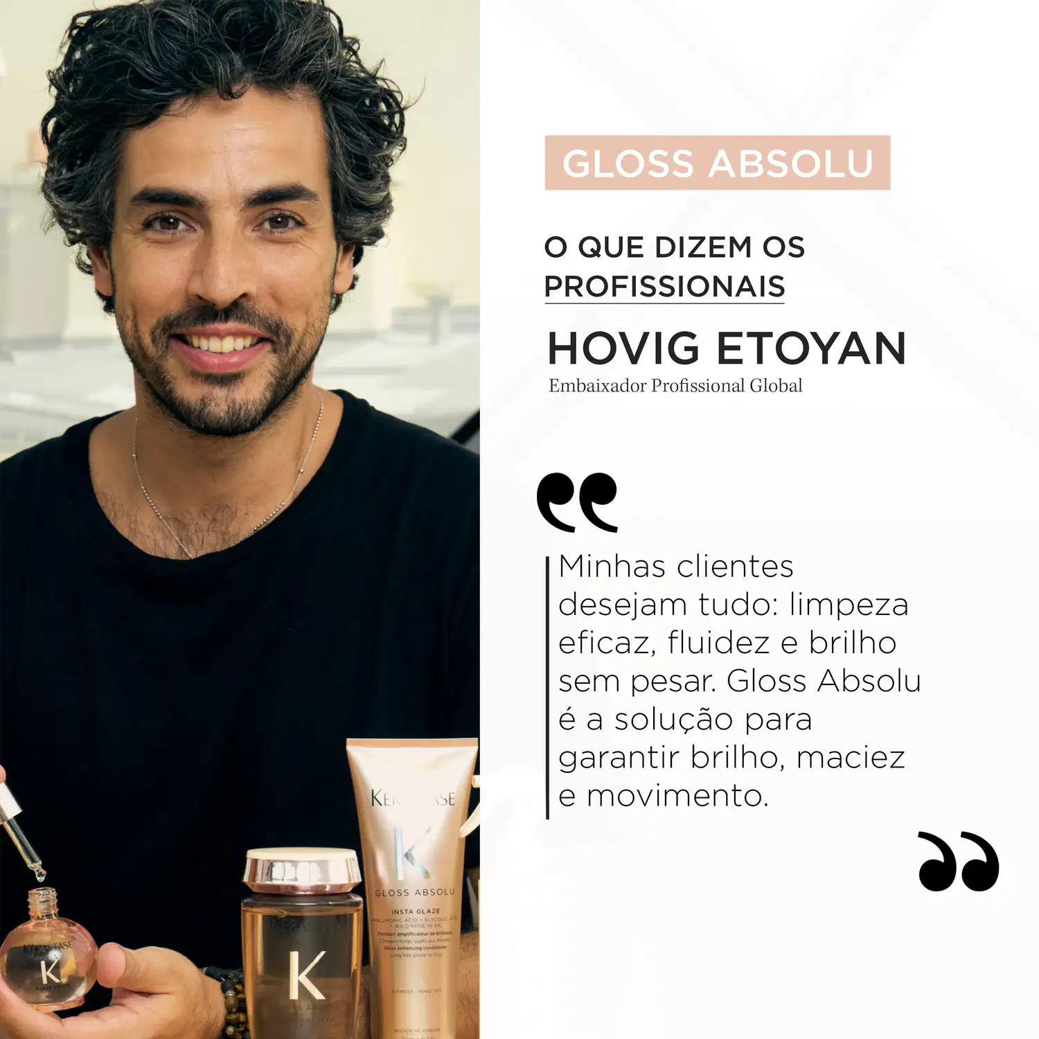 Óleo capilar Gloss Absolu, da marca Kérastase.