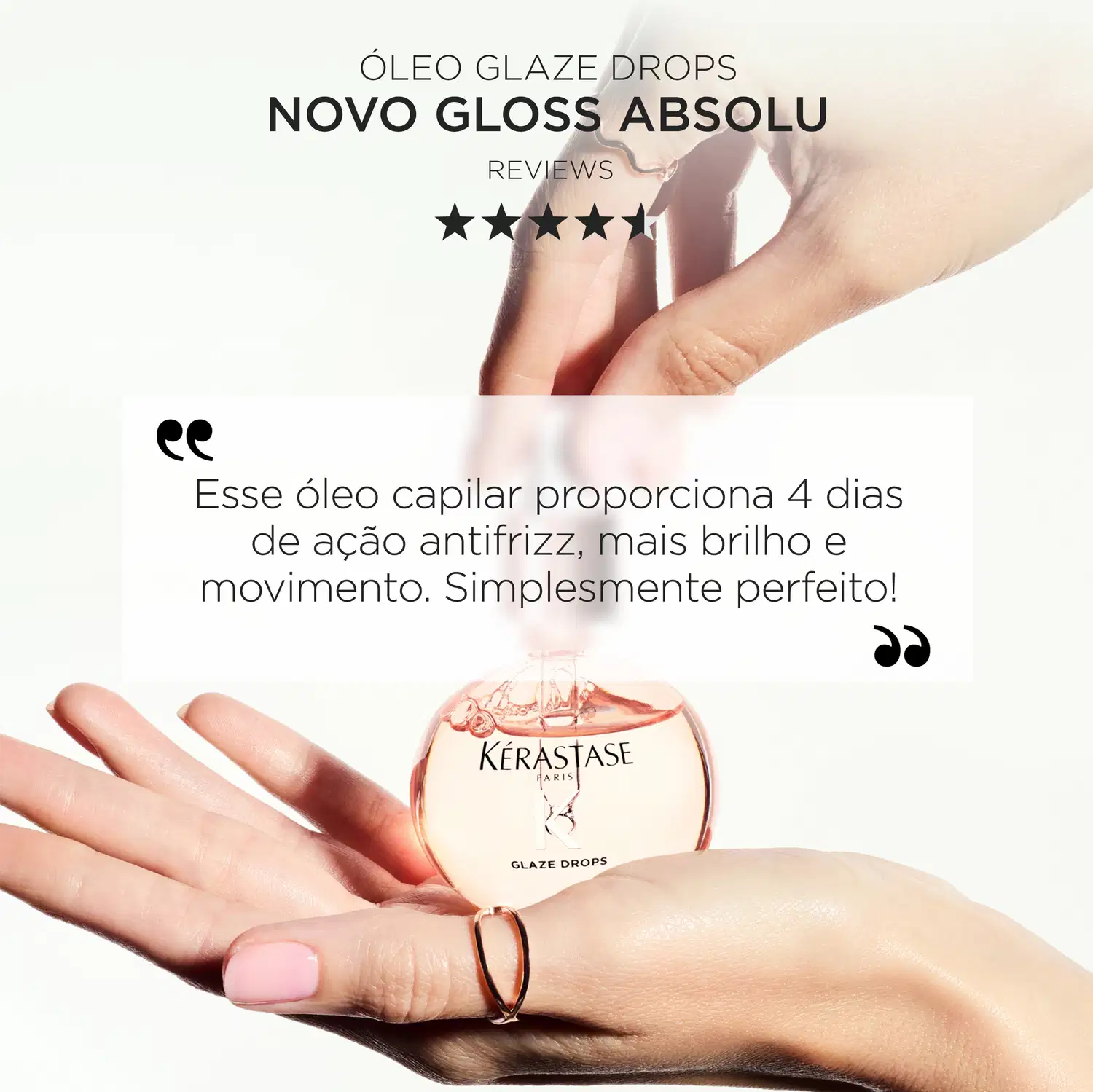 Óleo capilar Gloss Absolu, da marca Kérastase.