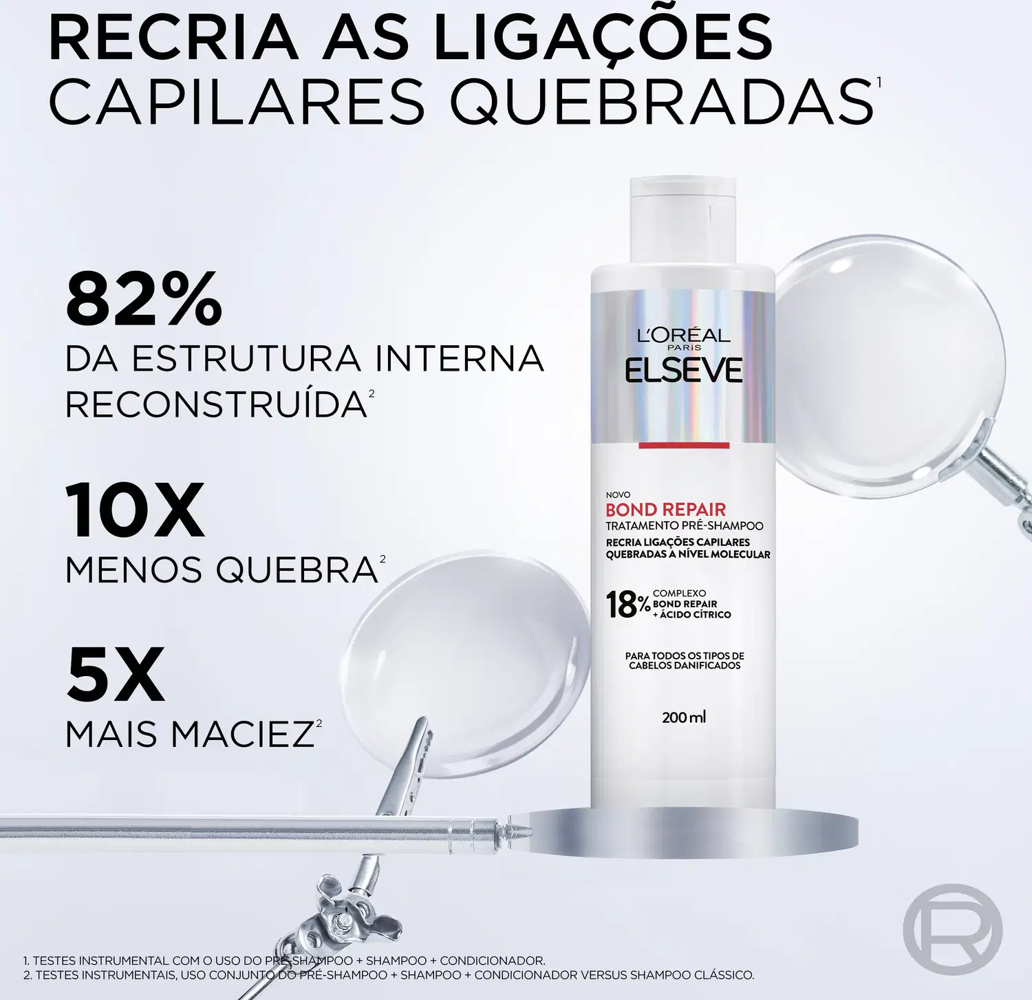 Pré-Shampoo Elseve L'Oréal Paris Bond Repair, 200ml.