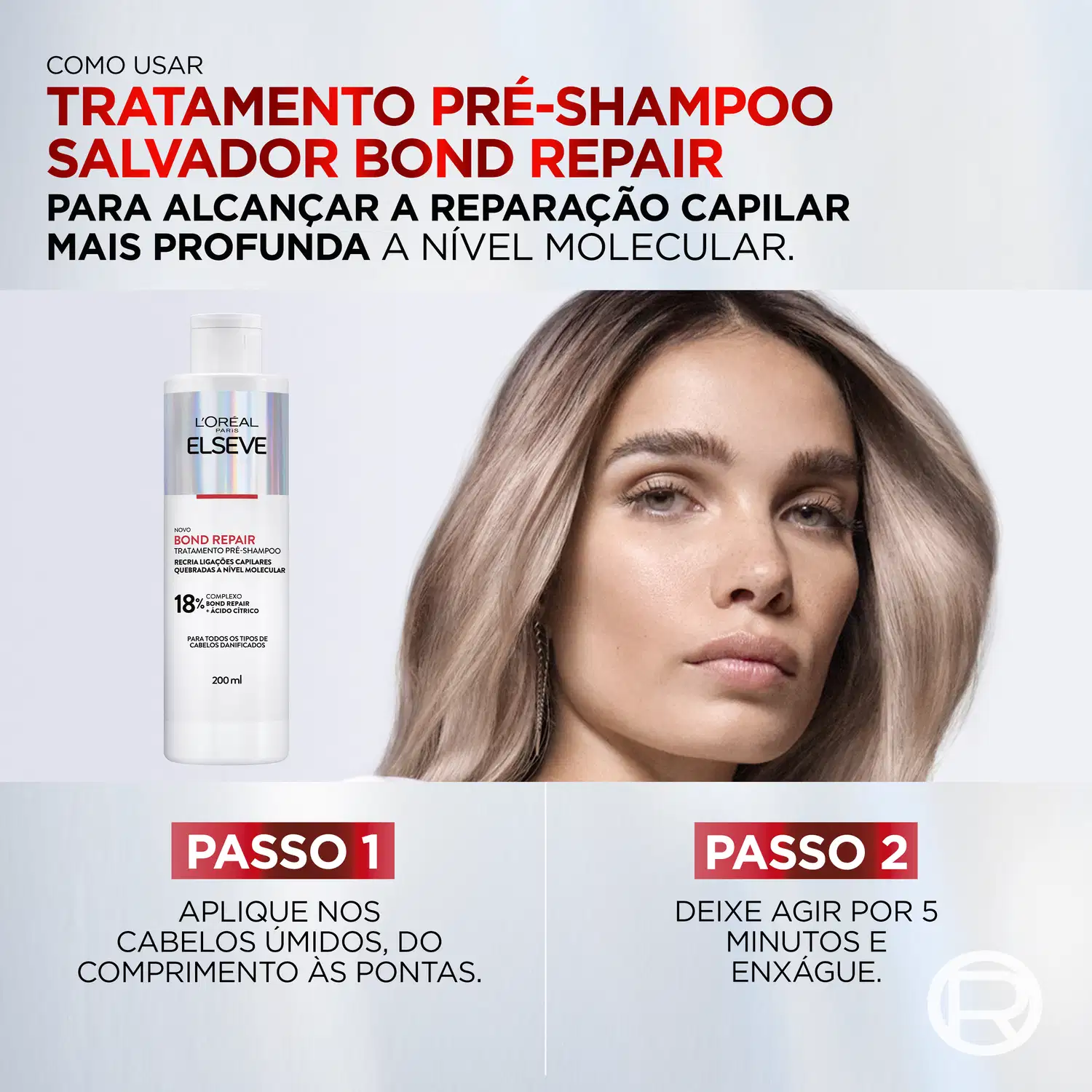 Pré-Shampoo Elseve L'Oréal Paris Bond Repair, 200ml.