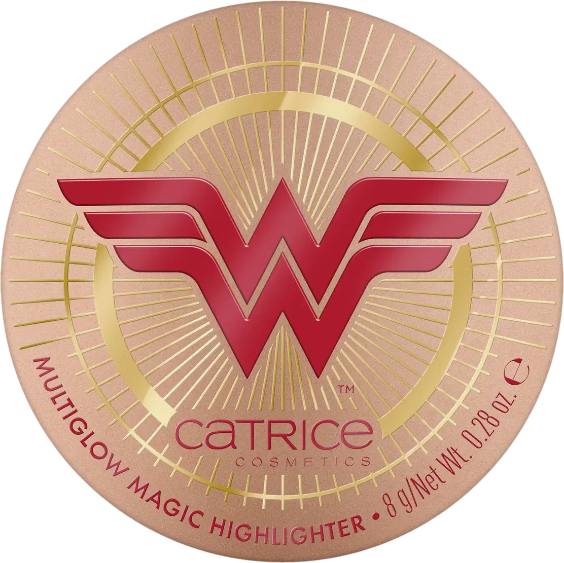 Iluminador Catrice Mulher Maravilha Multiglow, 8g.
