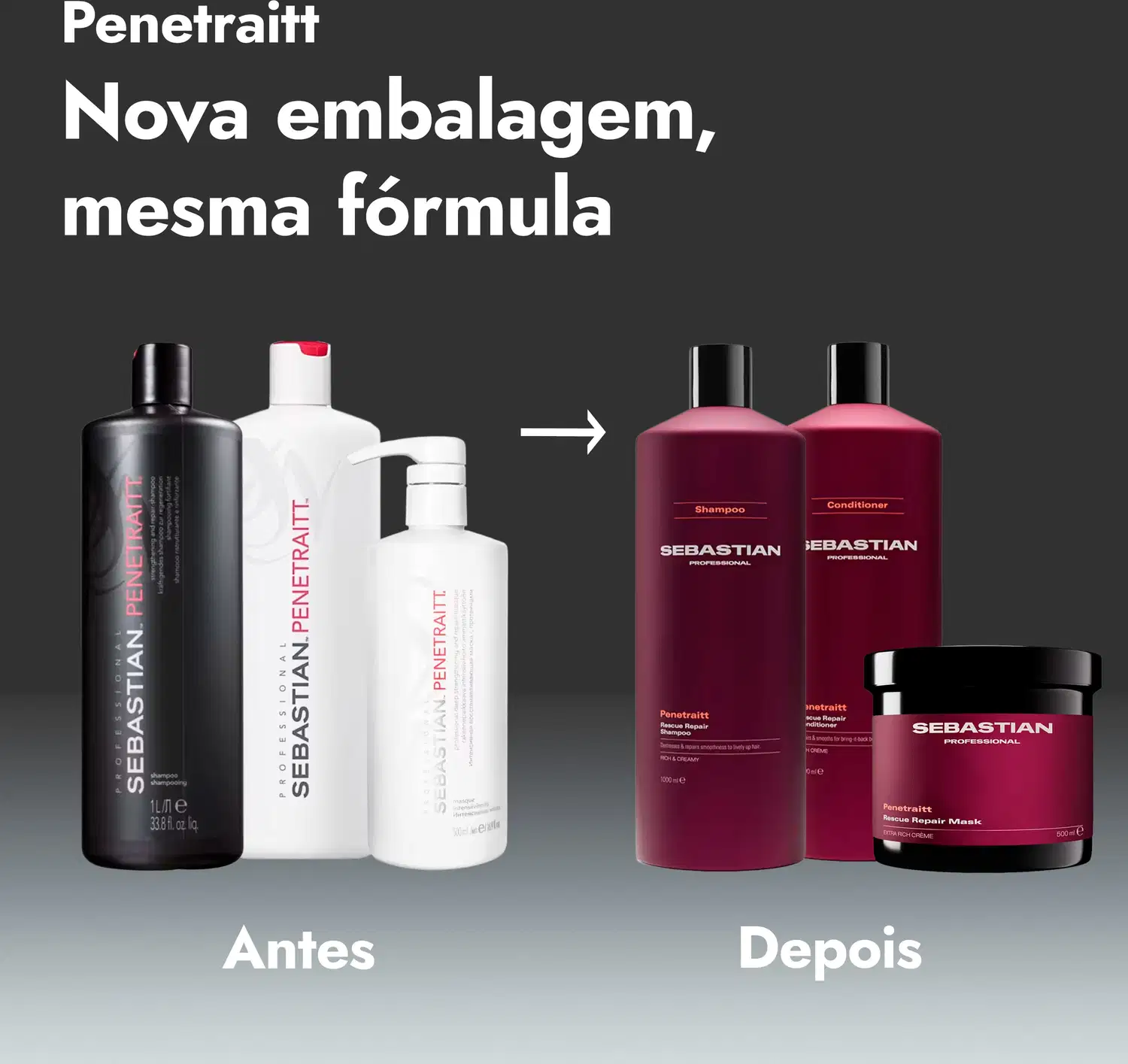 Penetraitt
Nova embalagem, 
mesma fórmula