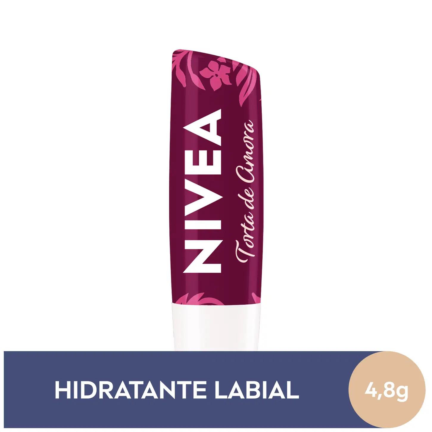 Hidratante Labial NIVEA Bridgerton Torta de Amora, 4,8g.