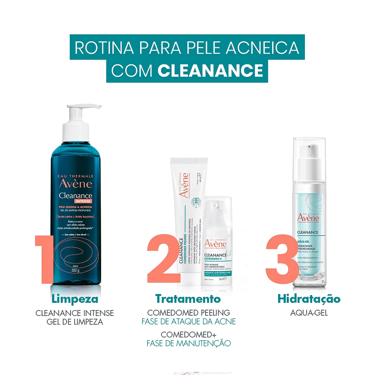 ROTINA PARA PELE ACNEICA COM CLEANANCE
